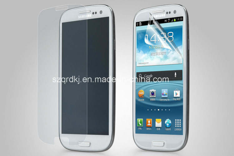 Cell Phone Accessory Anti Shock Screen Protective Film for Samsung S3/4/5 Qrd-180