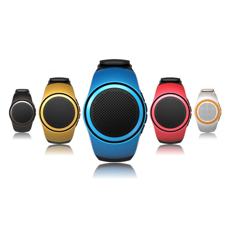 New Style Portable Bluetooth Music Speaker Box Sport Smart Watch
