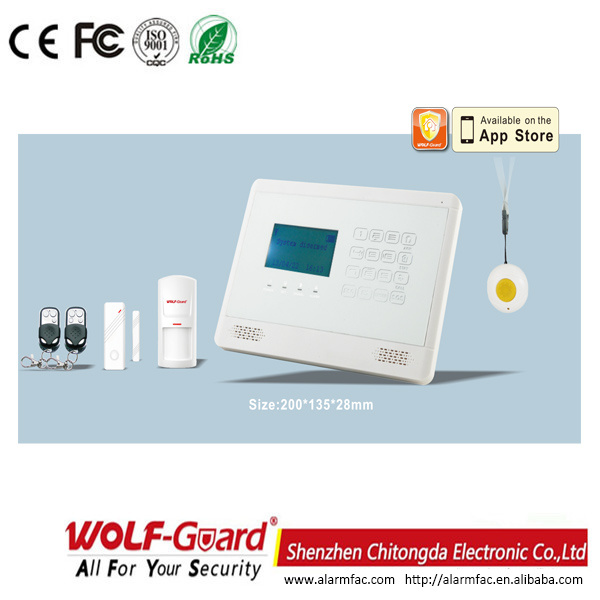 M2bx GSM Alarm System with LCD Display and Touchkeypad