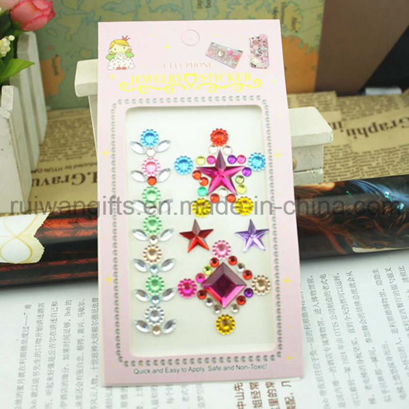 Jewelry Rhinestone Sticker for Cell Phone Decoration