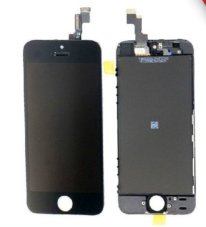 Mobile Phone LCD Display+Touch Screen Digitizer with Frame Complete Set for Apple iPhone 5c, Black