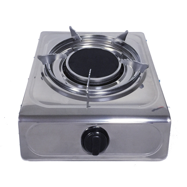Single 135#Infrared Gas Stove with Electroplate Trivet