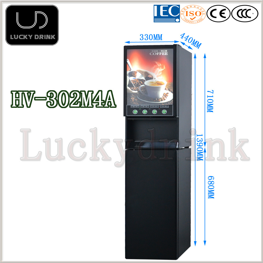 302m4a Public/Office Fully-Automatic Coffee Machine with 4 Flavors