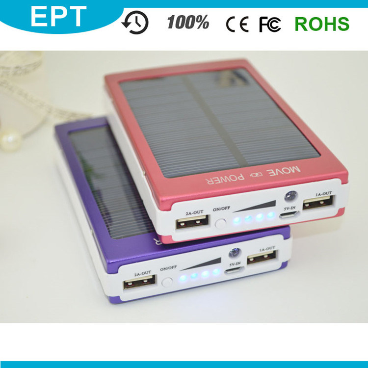 Portable Mobile Solar Power Bank with Your Branding Logo (EP049)