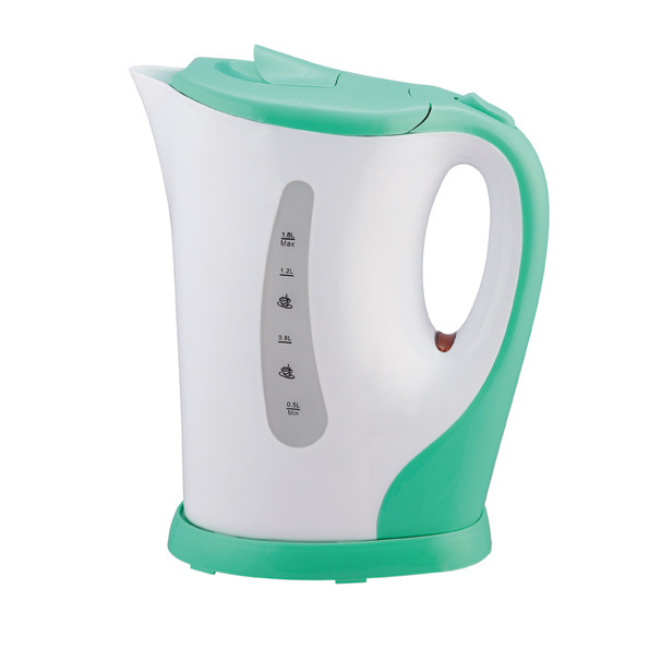 CE Best Price Electric Plastic Kettle 1.8L with Water Scale