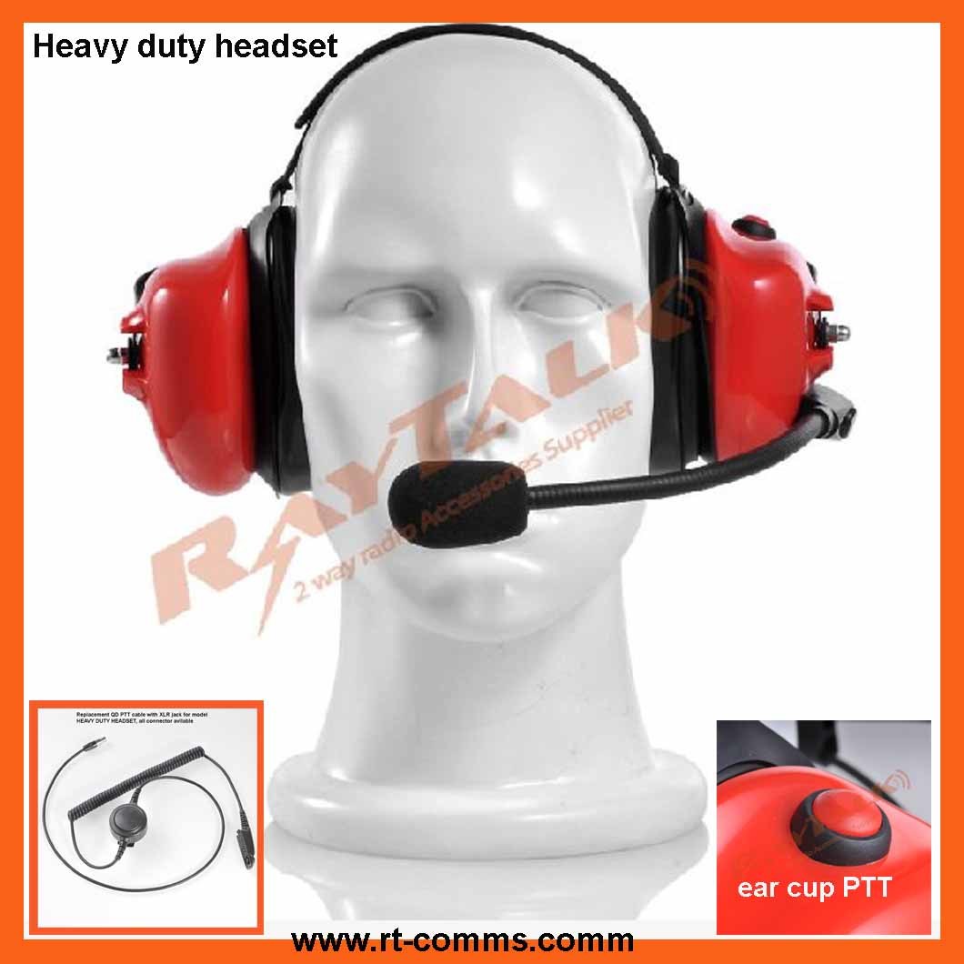 Noise Cancelling Headset with Microphone for Walkie Talkies GP340