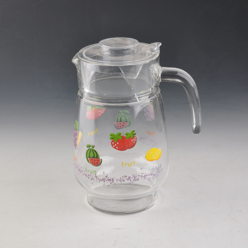 Popular Hot Sale Glass Pot with Plastic Lid