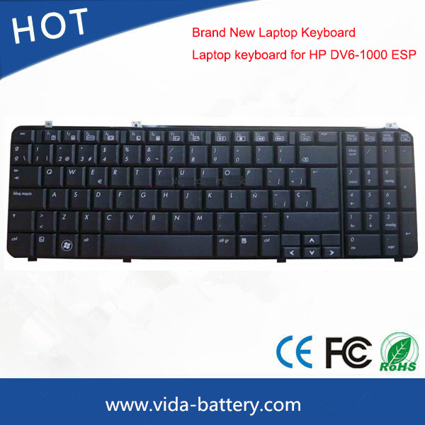 Brand New Laptop Keyboard/Notebook Key Board for HP DV6-1000 Esp