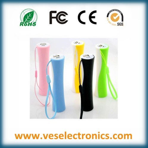 2015 Colorful 2600mAh Power Bank Portable Power Charger Factory&Manufacture&Suplier Travel Mobile Phone Charger
