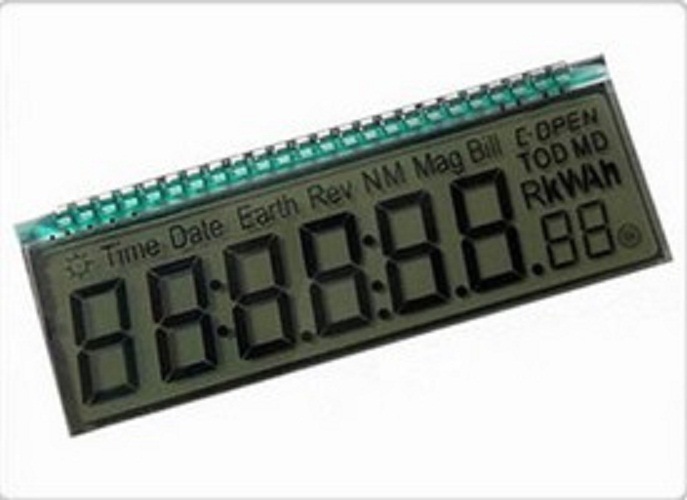 Custom 7 Segment LCD Module Display for Electricity Meter