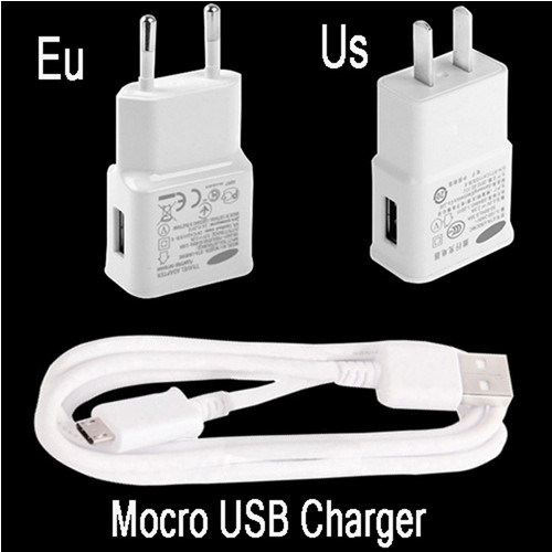 Micro USB Cable Wall Charger for Samsung Galaxy S2 S3 I9300 S4 I9500 Note