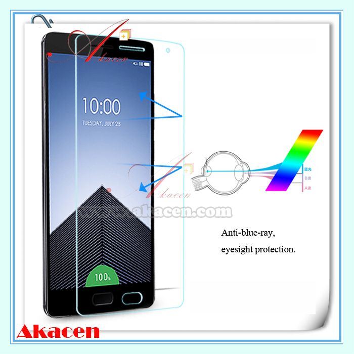 0.33mm Anti-Blue-Ray Tempered Glass Screen Protector for Oneplus 2 (Arc Edge)