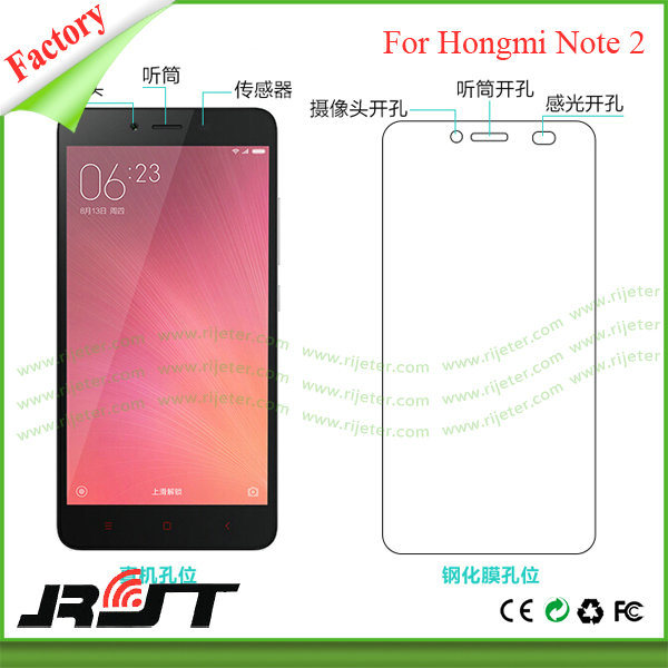 Ultra High Definition Tempered Glass Screen Protector for Xiaomi Redmi Note2 (RJT-A5010)