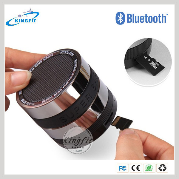 2016 Best Cheap OEM Metal & Silicone Bluetooth Speaker with Music Player