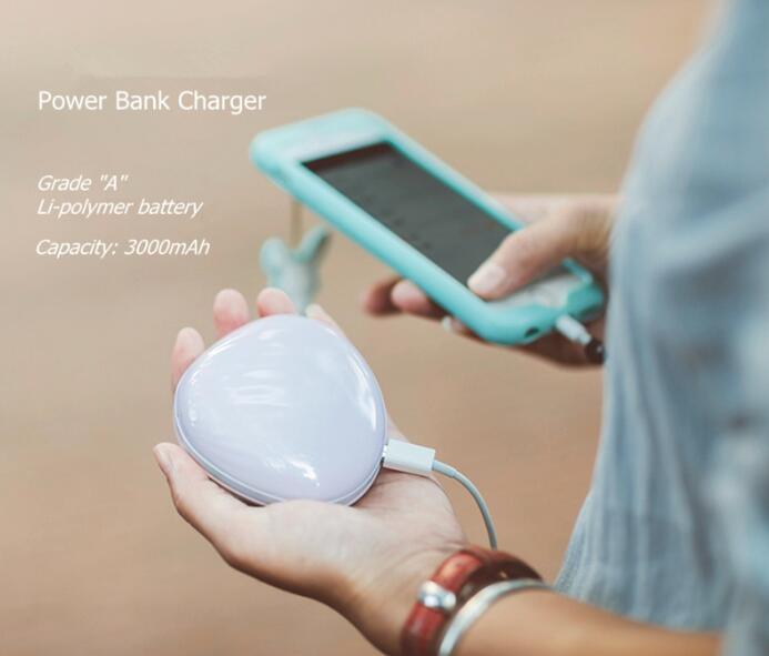 Hot Sale Quick Charge Portable Mobile Power Bank with 3000mAh