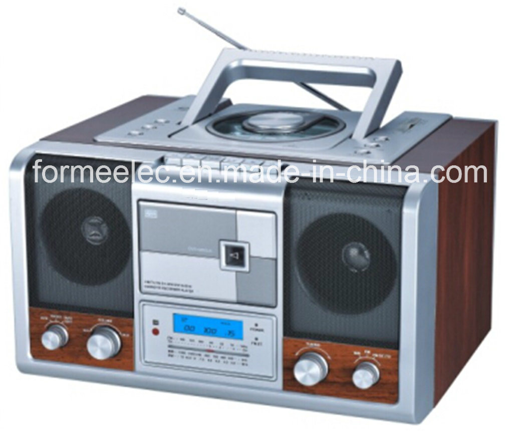 Portable DVD CD MP3 Boombox with Cassette Player