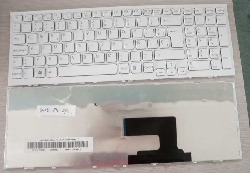 Sp Layout Laptop Keyboard for Sony Vpc-Eh Espanol Keyboard