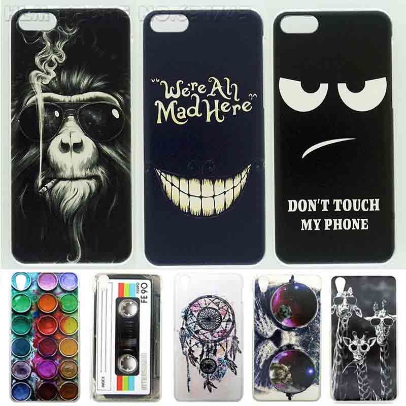 Case for iPhone 5c Colorful Transparent Printing Drawing Phone Cover for iPhone 5c Plastic Hard Phone Cases