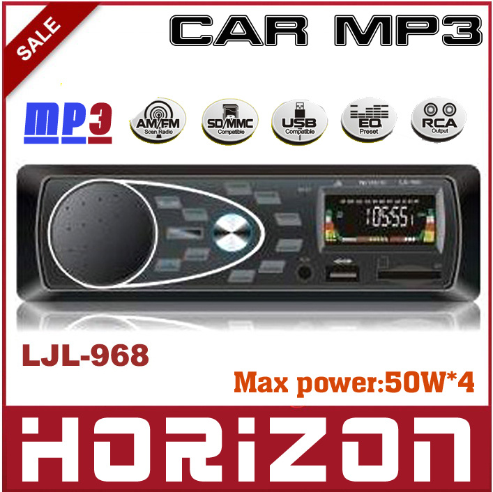 Car Audio MP3 LJL-968 Music Player Audio Product Support Compatible CD, MP3 Format, Car MP3 Player