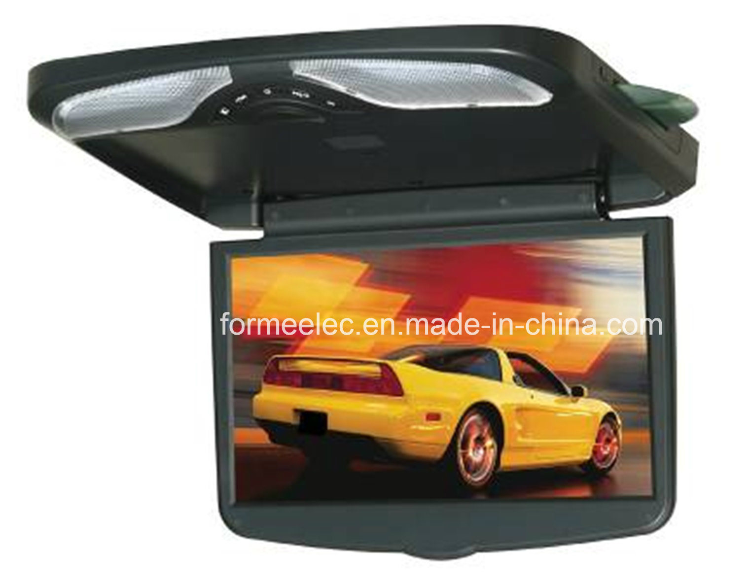 15.6 Inch Car DVD Player Flipdown Roof Car Monitor with Optional TV
