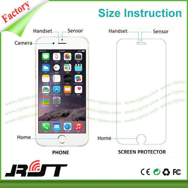 Clear Full Cover 0.33mm 2.5D 9h Front LCD Tempered Glass Screen Protector for iPhone 6/6s (RJT-A1003)