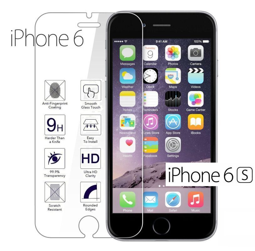 Mobile Phone Accessories Screen Protector Tempered Glass for iPhone 6, 6s 4.7 Inch