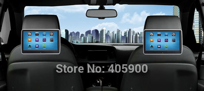 DIY Install 2015 New 10.1 Inch Touch Screen Headrest Car DVD Player for BMW Benz Audi Volvo VW Toyota Honda Buick Nissan etc (HD108T)