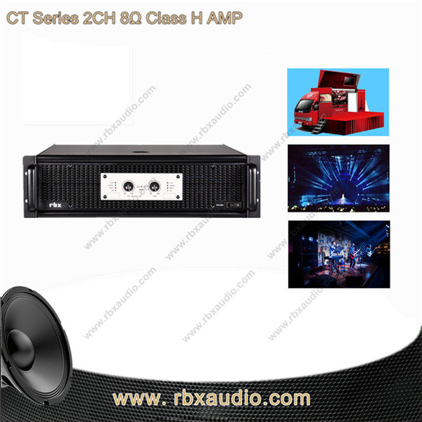 CT Series 2CH Class H Speaker Sound Power Amplifier