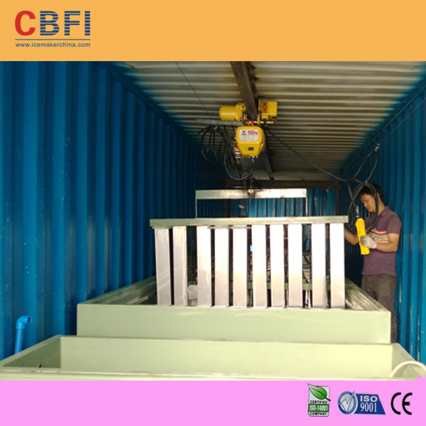 Water Cooling and Air Cooling Containerized Ice Block Maker (MBC60)