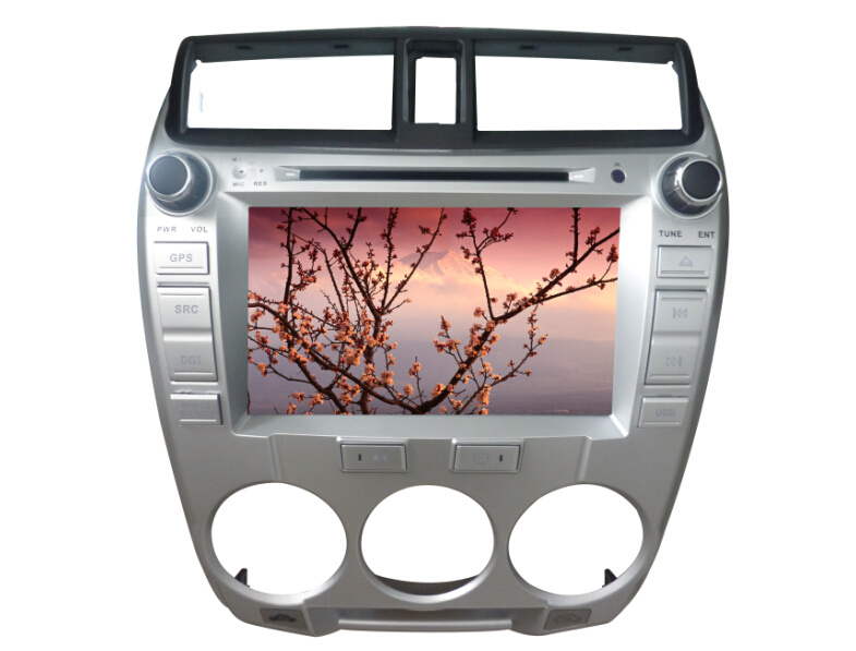 8in 2 DIN Car DVD Player with iPod for Honda City 2011