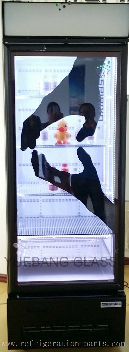 LCD Advertising Glass Door for Beverage Refrigerator