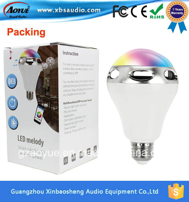 LED Wireless APP Controlled Bluetooth Speaker Light Bulb