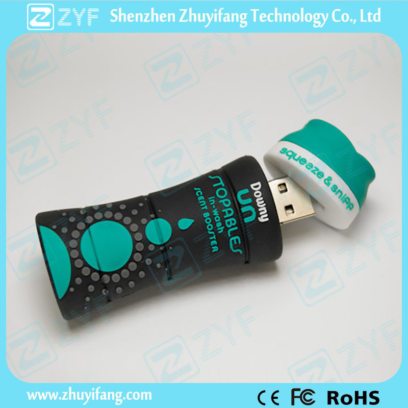 Custom PVC Bottle Shape USB Flash Drive (ZYF1029)