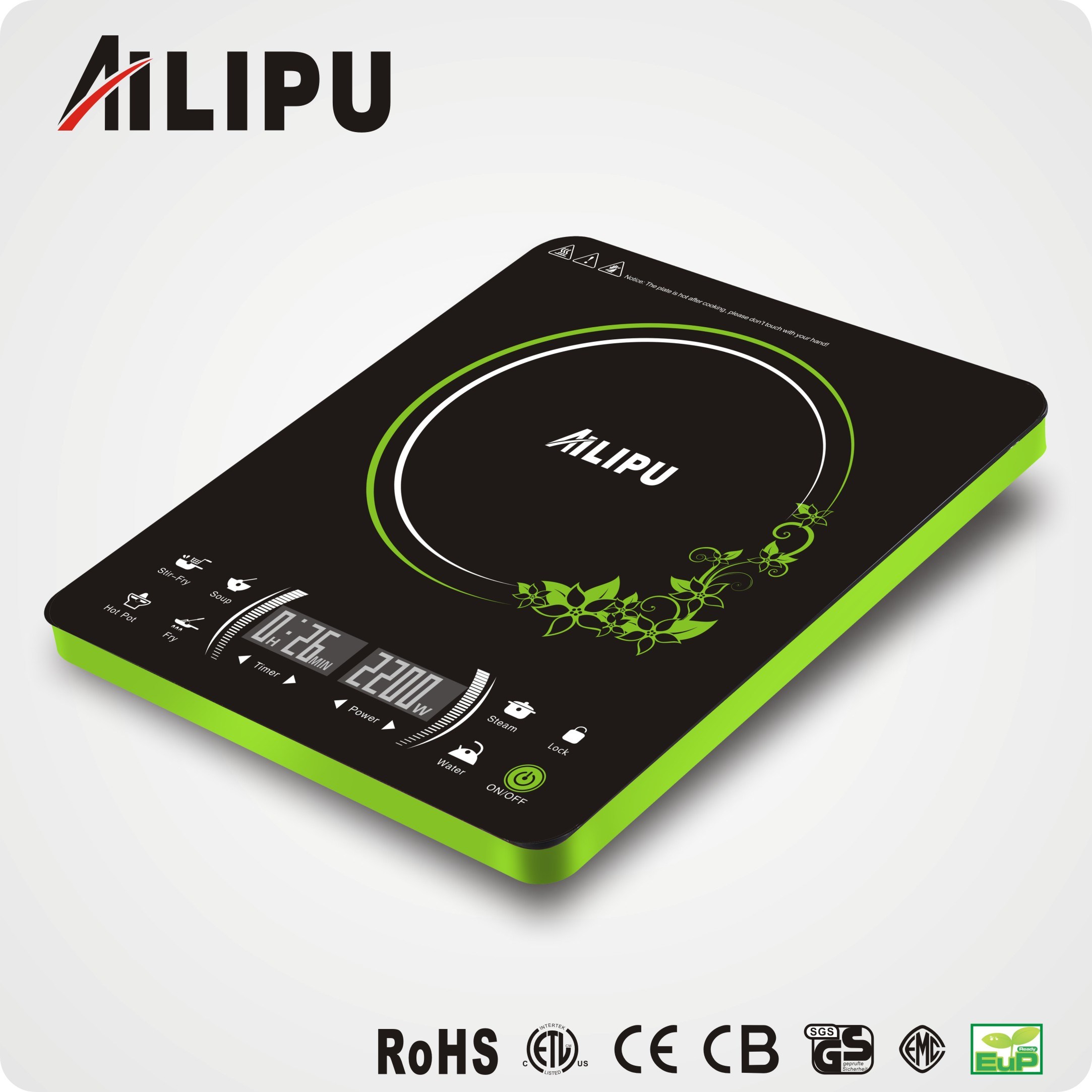Low Consumption Multi Induction Cooker with Pure Copper Coil