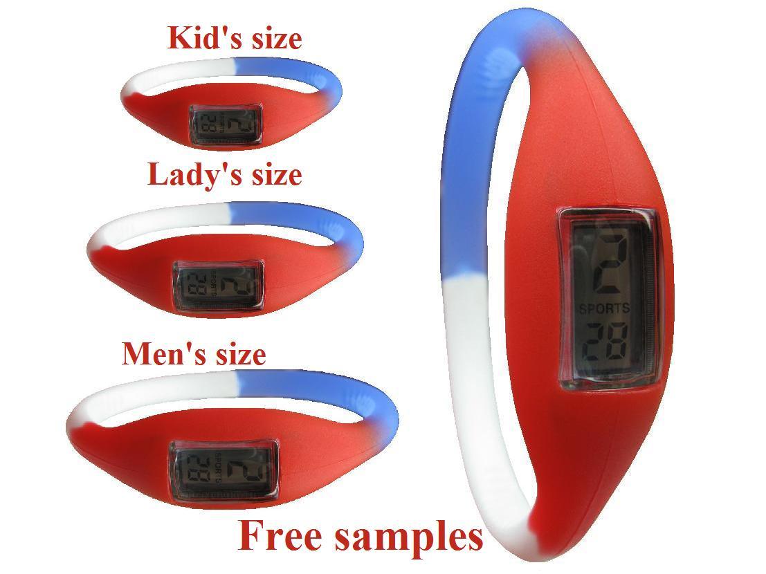 Silicone Jelly Sport Watch with Custom Package
