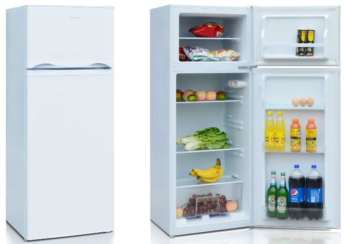 225L Refrigerator with European Style and Top Freezer