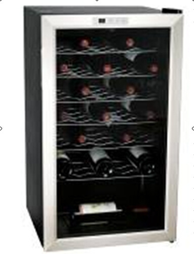 95L 33 Bottles LED Display Wine Refrigerator