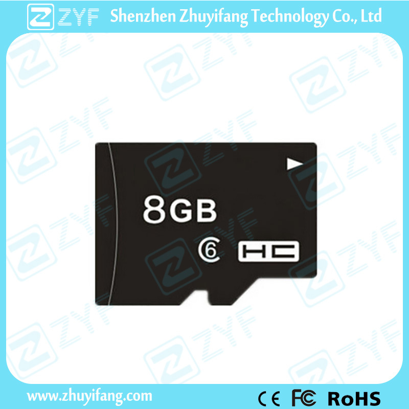 OEM Custom Logo 8GB Class 6 Micro SD Memory Card (ZYF6002)