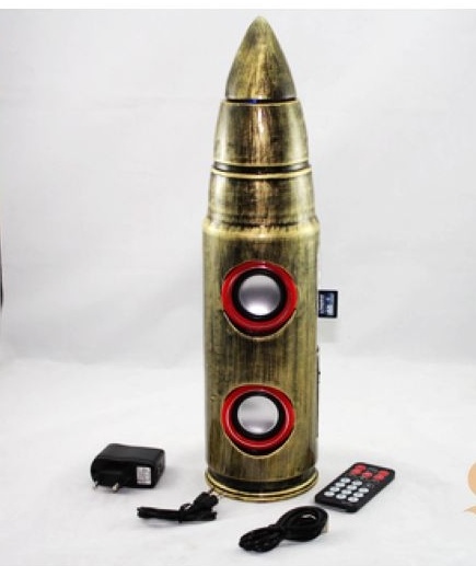 YYS9 Missile Speaker With Remote USB FM SD Card