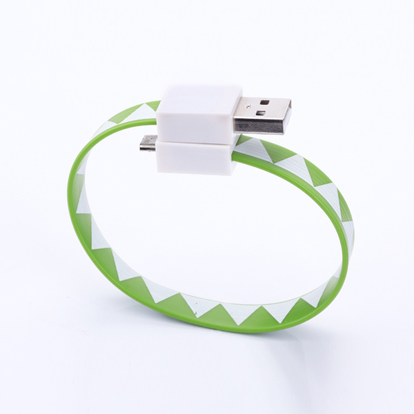 Fashional Bracelet Shaped Flat Micro USB Cable (ERA-29)