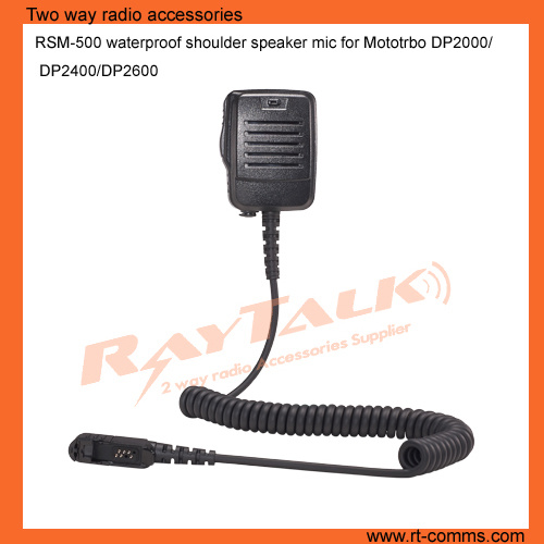 Waterproof Heavy Duty Shoulder Speaker Microphone for Motorola Dp3441