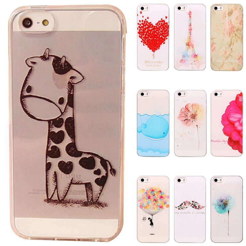 Colorful Printed Hard Case Cover for Apple iPhone 4S 5s 5c 6 4.7