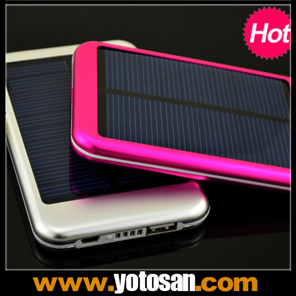 5000 mAh Mobile Phone Power Bank Portable Solar Panel Battery Charger