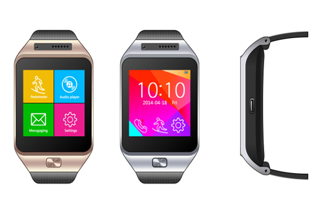 2014 New Design Touch Screen Bluetooth Smart Watch with SIM Card Hgs-29
