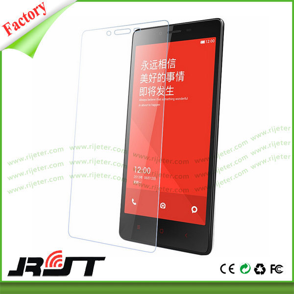 9h Hardness Anti-Shock Clear Tempered Glass Screen Protectors for Xiaomi Redmi Note (RJT-A5009)