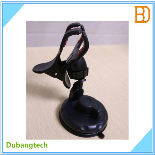 S069 Double Clip Smartphone Holder with Suction Cup Base