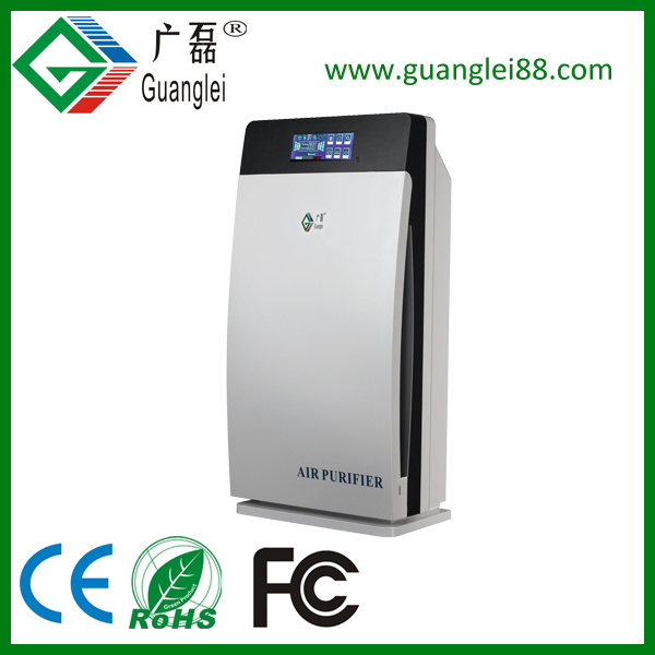 CE RoHS FCC HEPA Ionic Air Purifier with Ozone and Big LCD Touch Screen