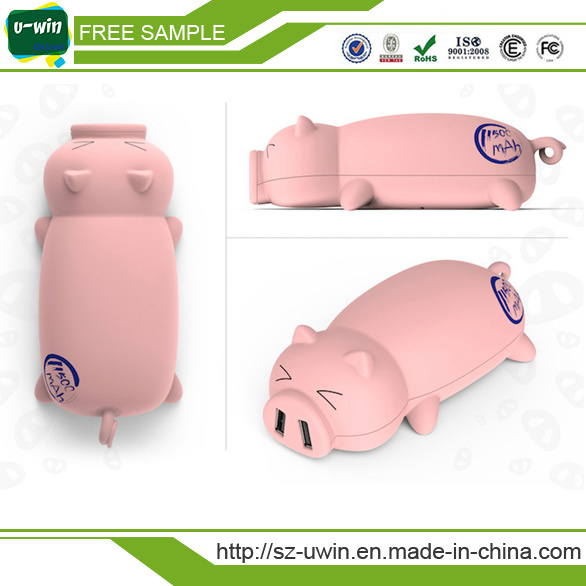 Pig Shape Power Bank External Charger 10000mAh