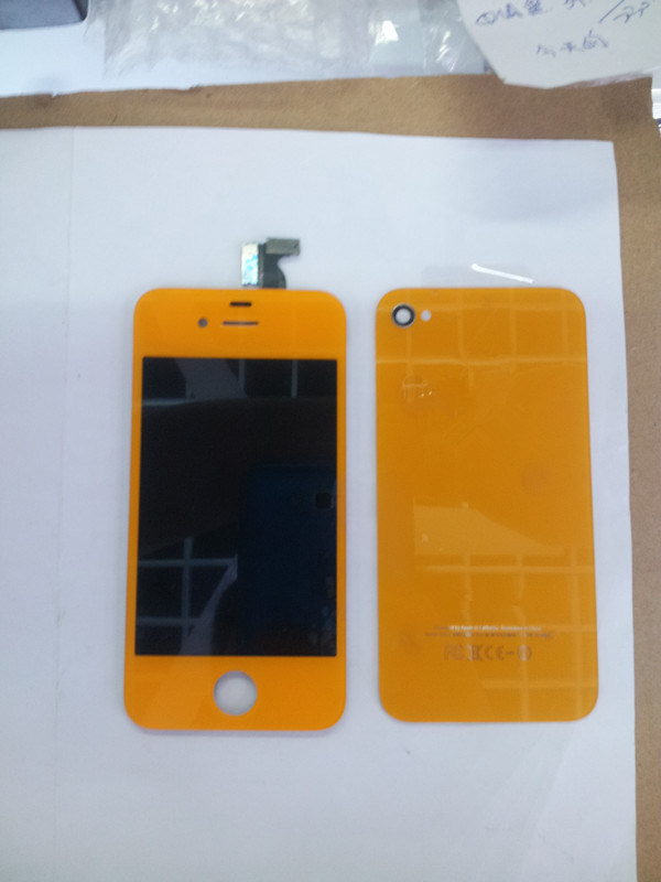 Yellow Orange Color LCD Screen for iPhone5