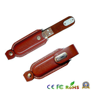 Custom Multicolor Leather USB Flash Drive